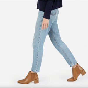 Everlane Women's Cognac Leather The Heel Boot  Sz 10.5